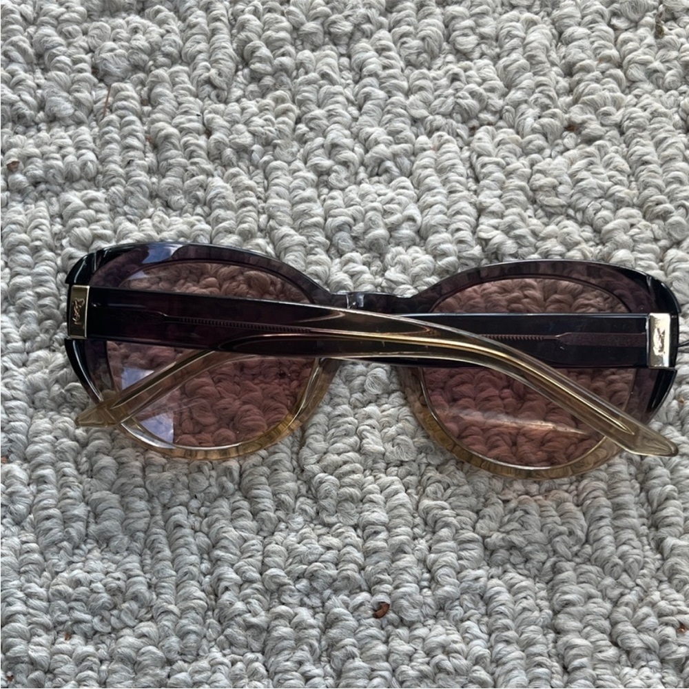 Yves Saint Laurent  Round Oversized Sunglasses - Picture 5 of 7